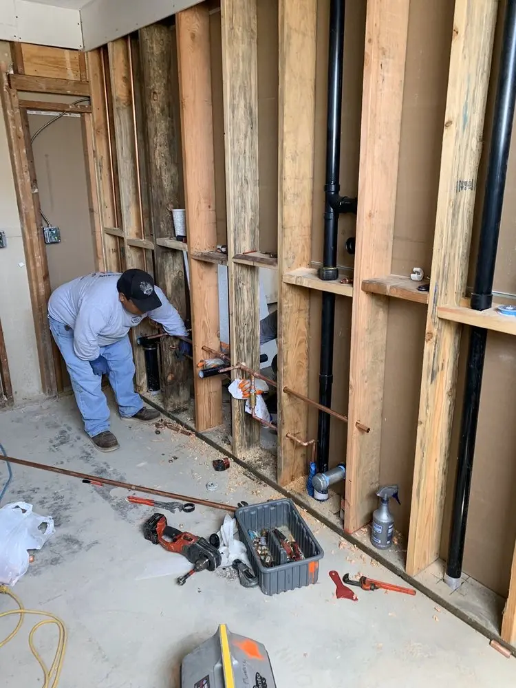 Commercial rough-in plumbing for Gas Line Repair in High Bank Landing